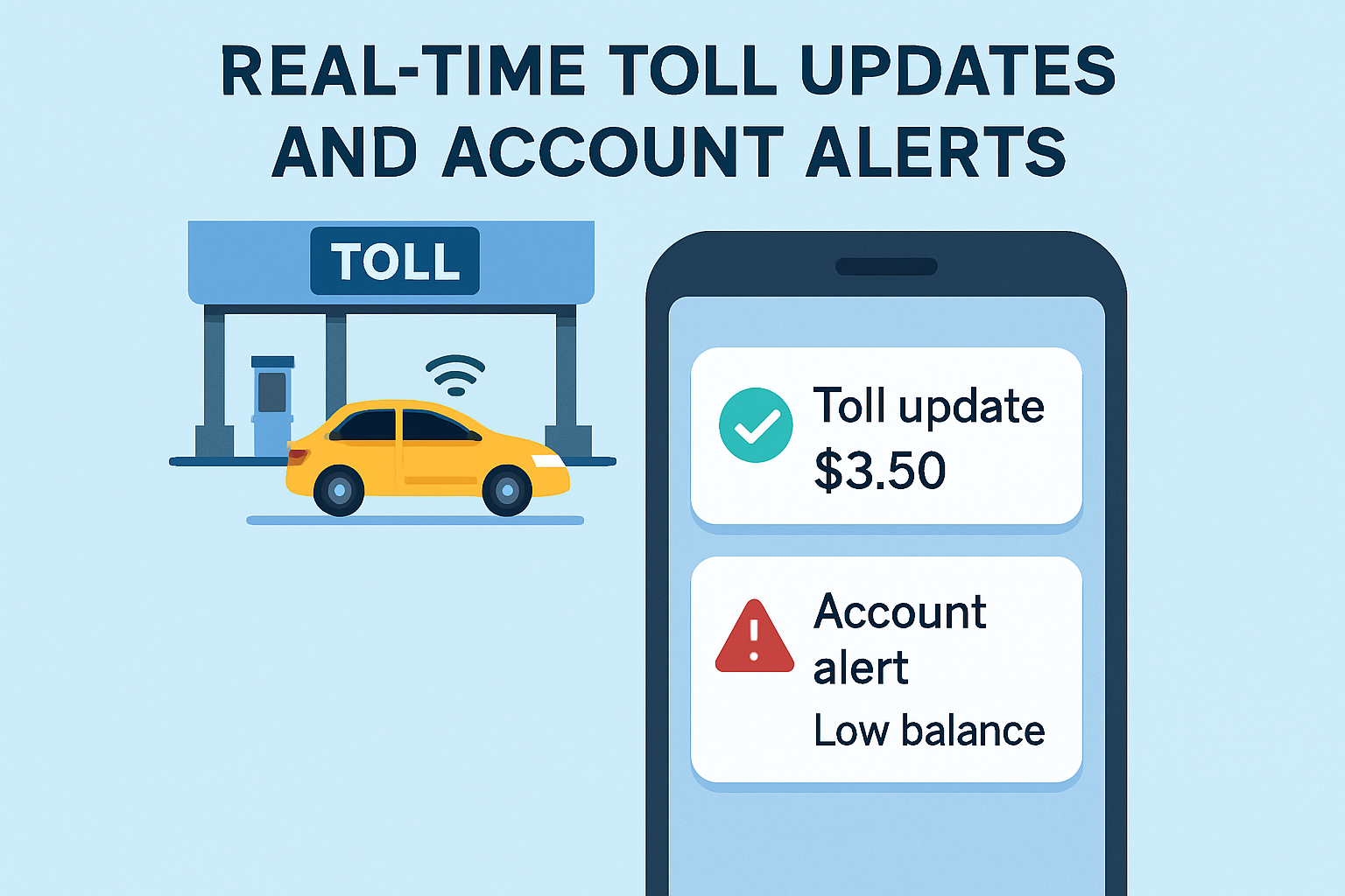 Real-Time Toll Updates and Account Alerts